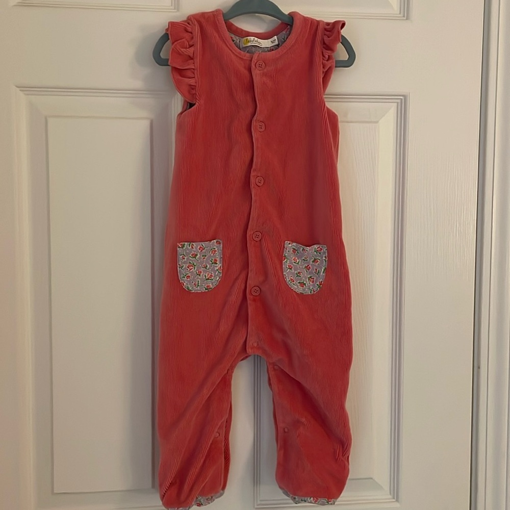 Mini Boden Corduroy Romper Size 18-24month